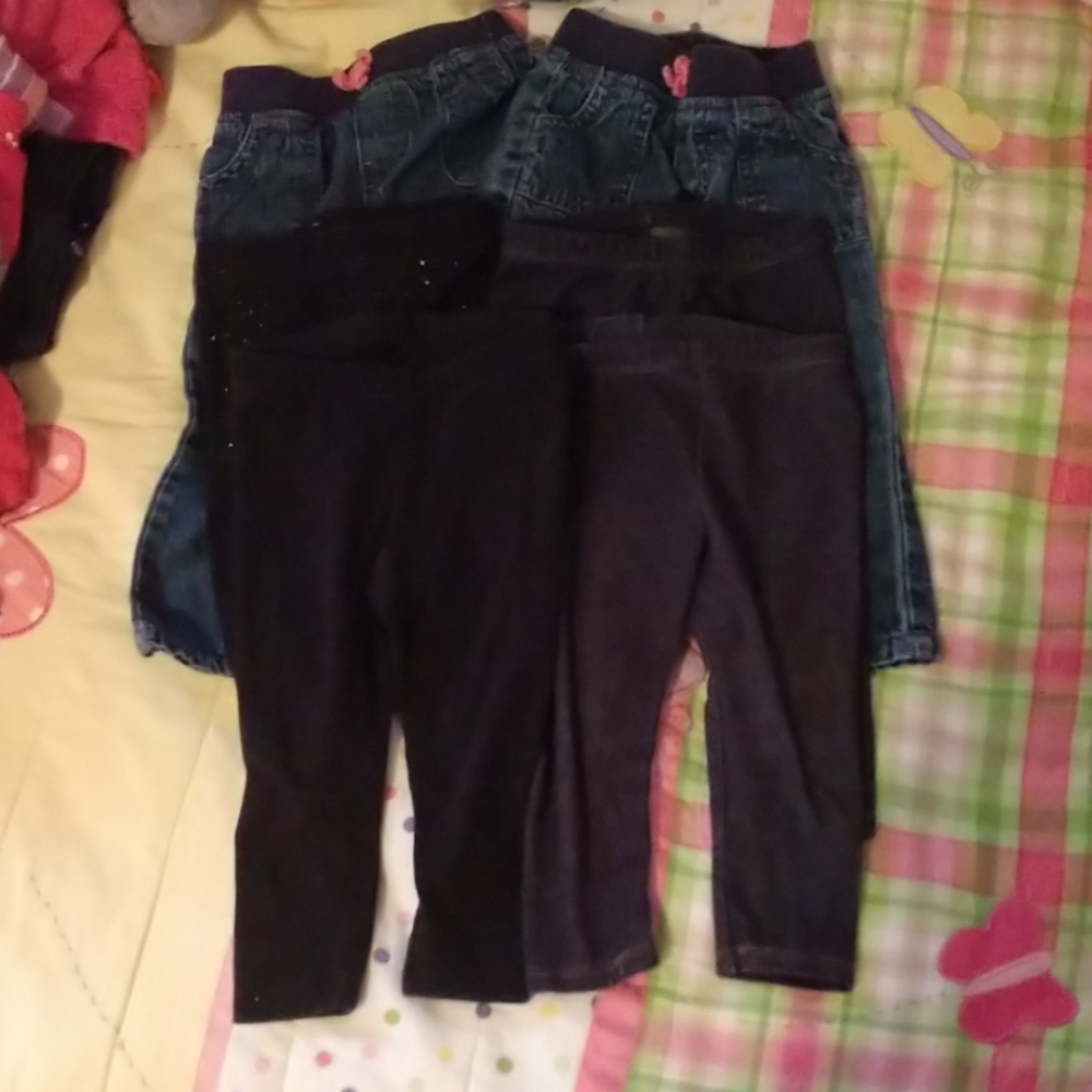 Lot of 6 girls 18 month leggings